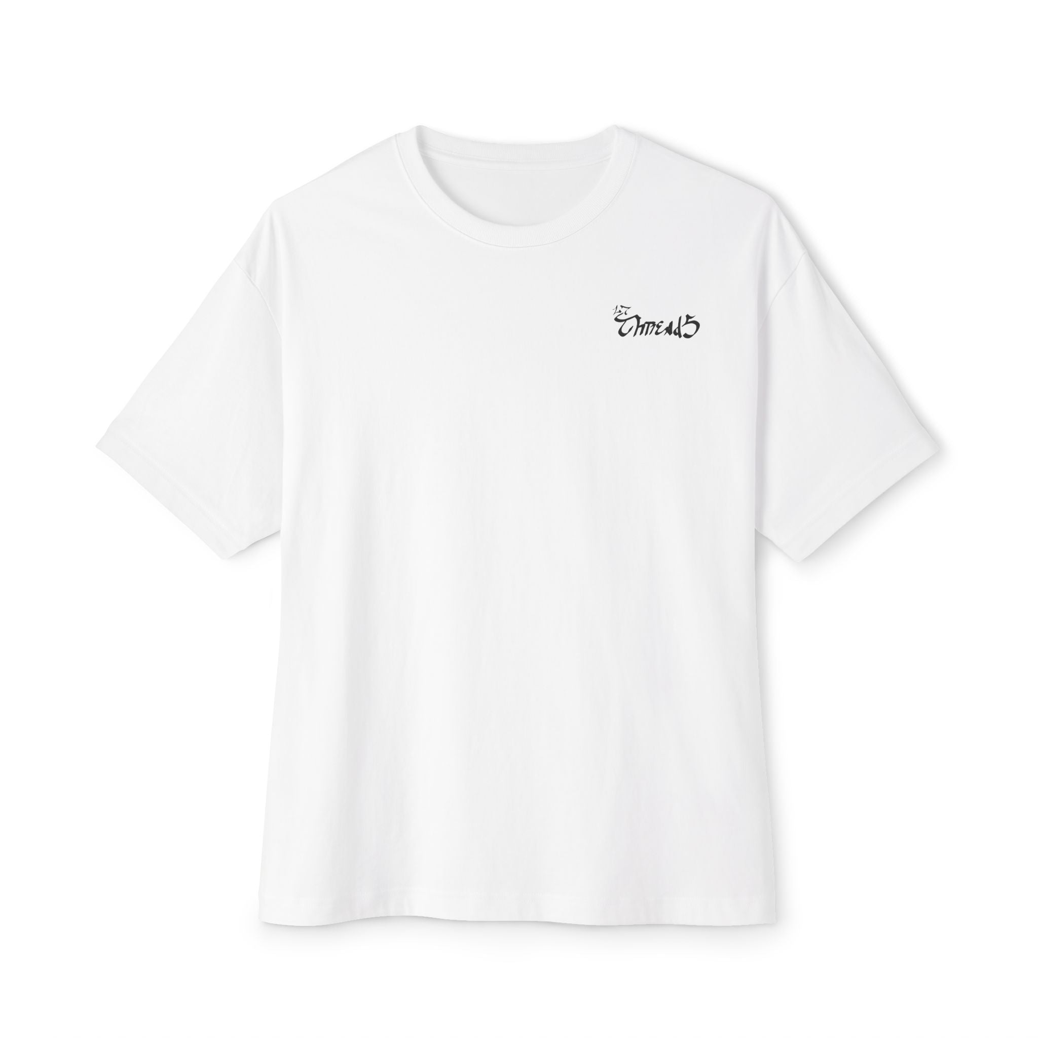 4Sight Graphic Tee — Minimal Front Script & Bold Back Graffiti Print