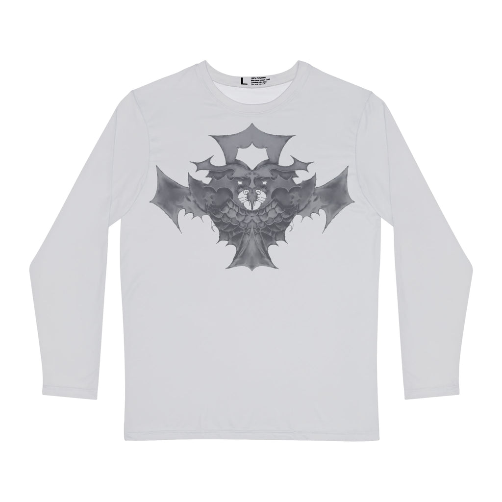 Xray Saint Graphic Long Sleeve Front - Gray | White
