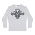 Xray Saint Graphic Long Sleeve Front - Gray | White
