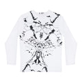 Petrified Archangel Graphic Long Sleeve Front - Black | White