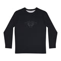 Regular Saint Graphic Long Sleeve Front & Back - Gray | Black